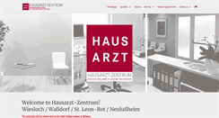 Desktop Screenshot of hausarzt-zentrum.com